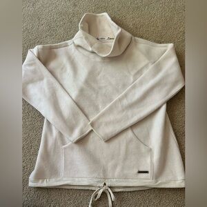 Carve Designs Cream Cowl Neck Sweater